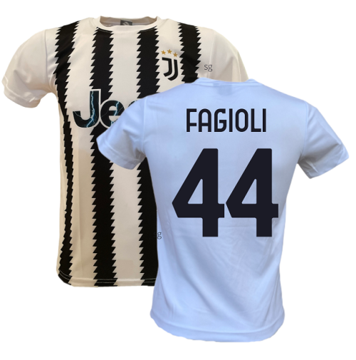 Maglia Juventus Fagioli 44 ufficiale replica 2022/2023 personalizzata